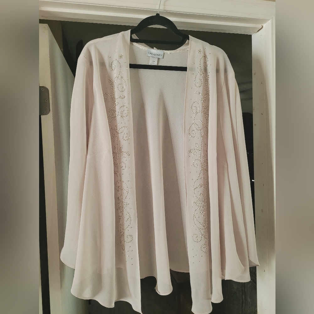Sheer waterfall cardigan